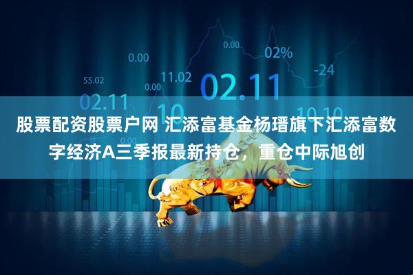 股票配资股票户网 汇添富基金杨瑨旗下汇添富数字经济A三季报最新持仓，重仓中际旭创