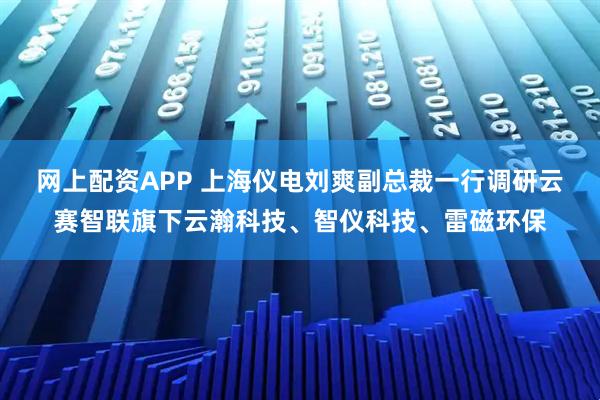 网上配资APP 上海仪电刘爽副总裁一行调研云赛智联旗下云瀚科技、智仪科技、雷磁环保